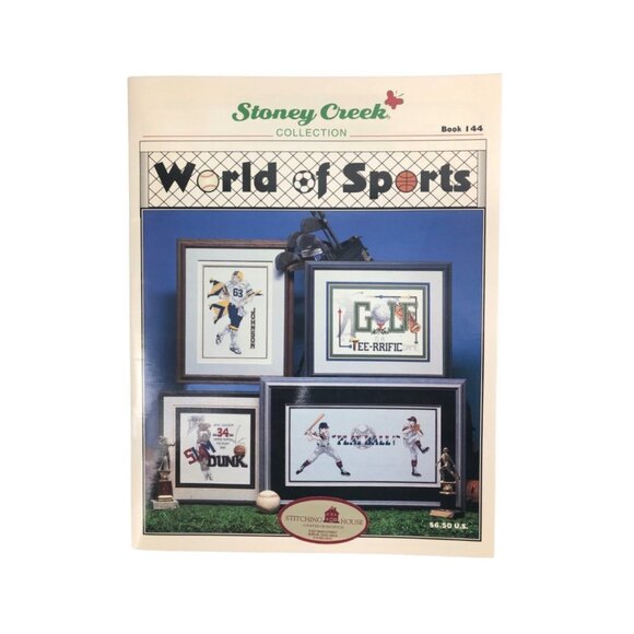 Stoney Creek World of Sports Cross Stitch Booklet #144 - Picture 2 of 2